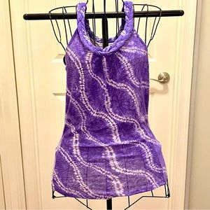 Calypso St Barth for Target Braided Neck Tie-Dye Tank, size XS